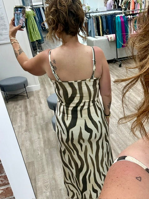 Untamed Beauty Dress in Turtledove