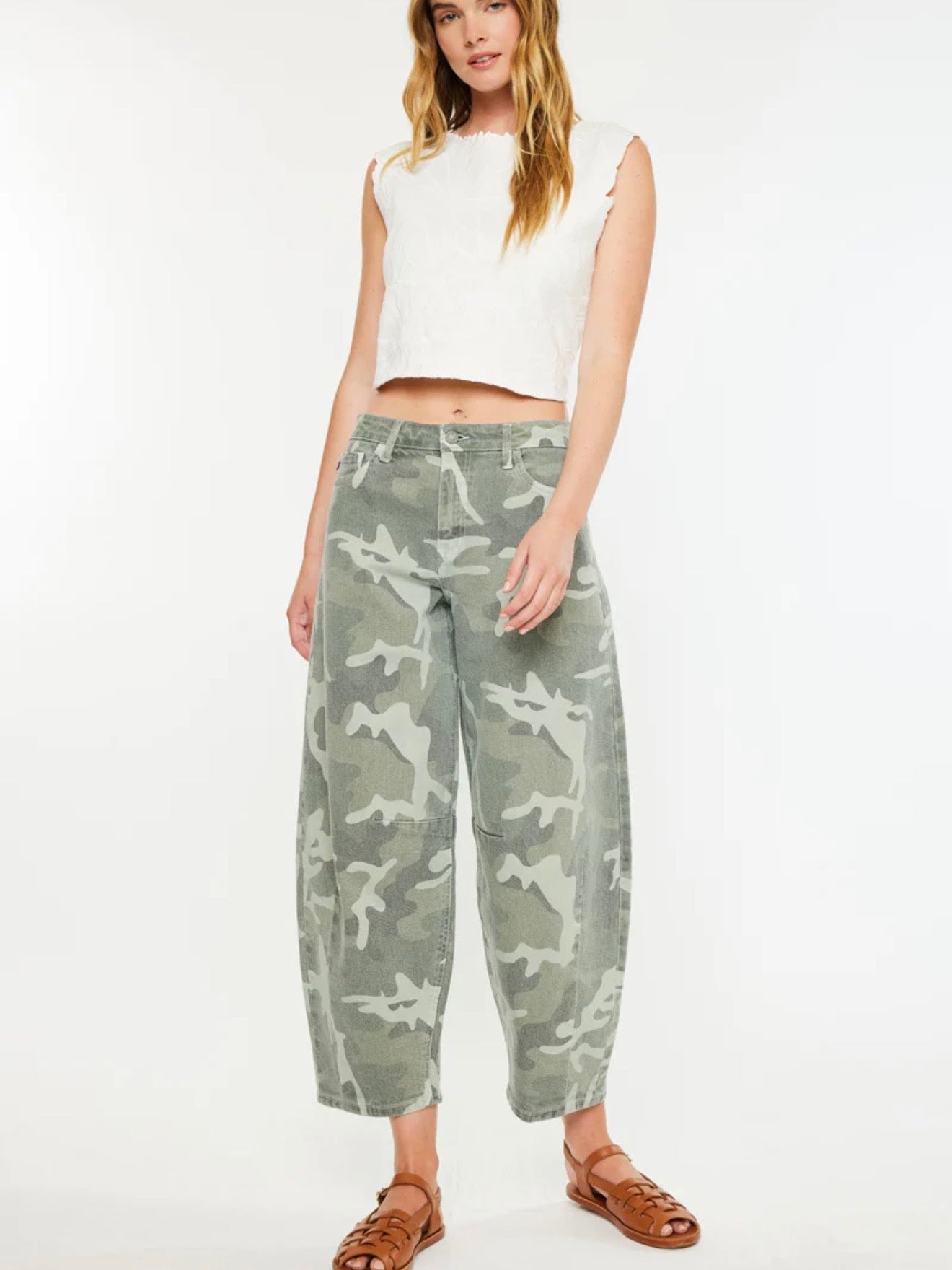Camo Horseshoe Fit Jeans
