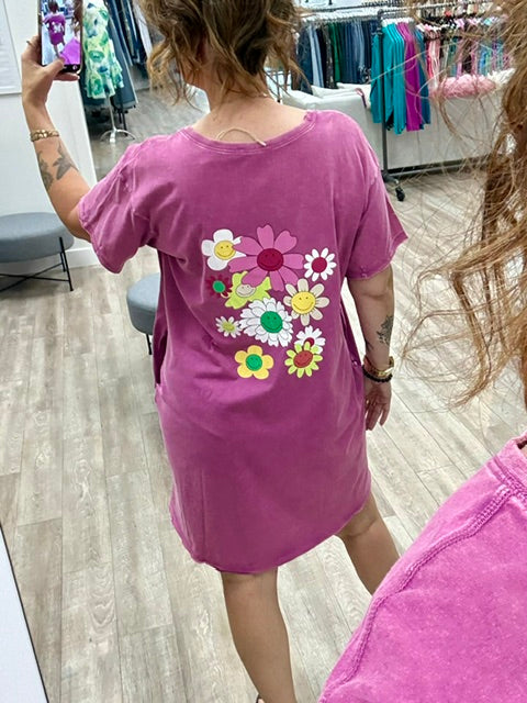 Bloom Happy Dress in Orchid