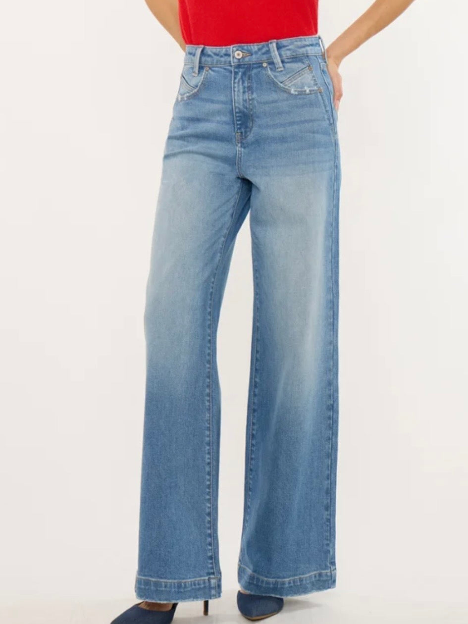 Kancan Victoria A-Line Wide Leg Trousers