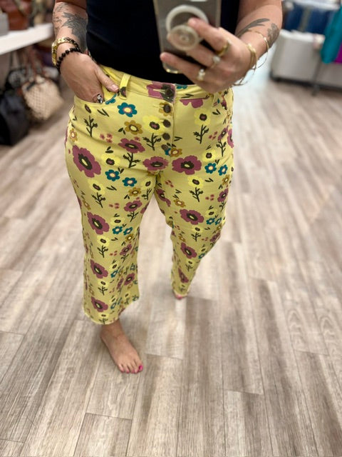 Boho Blooms Crops in Lemon