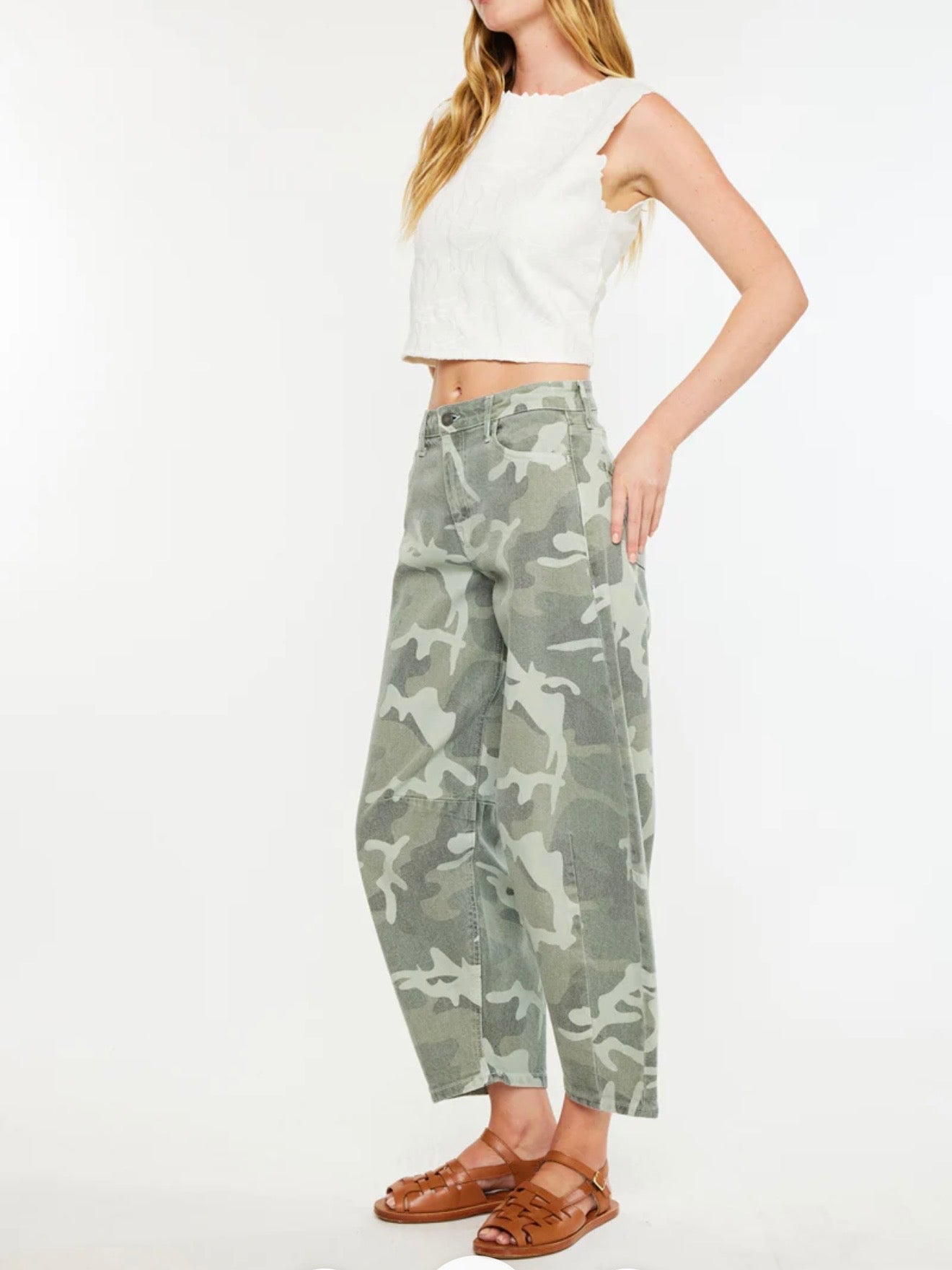 Camo Horseshoe Fit Jeans