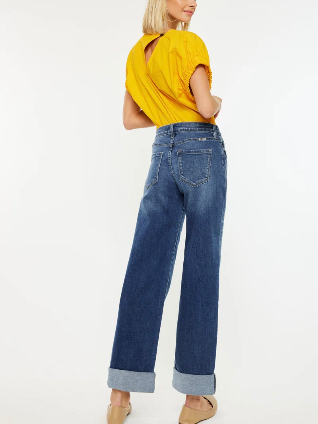 Ivanna High Rise Wide Leg Jeans
