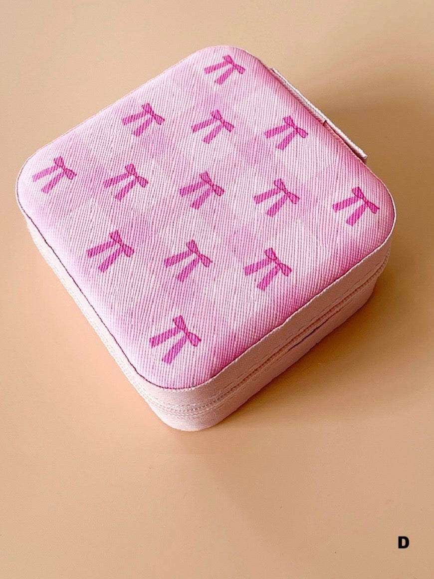 Pattern Jewelry Organizer Case