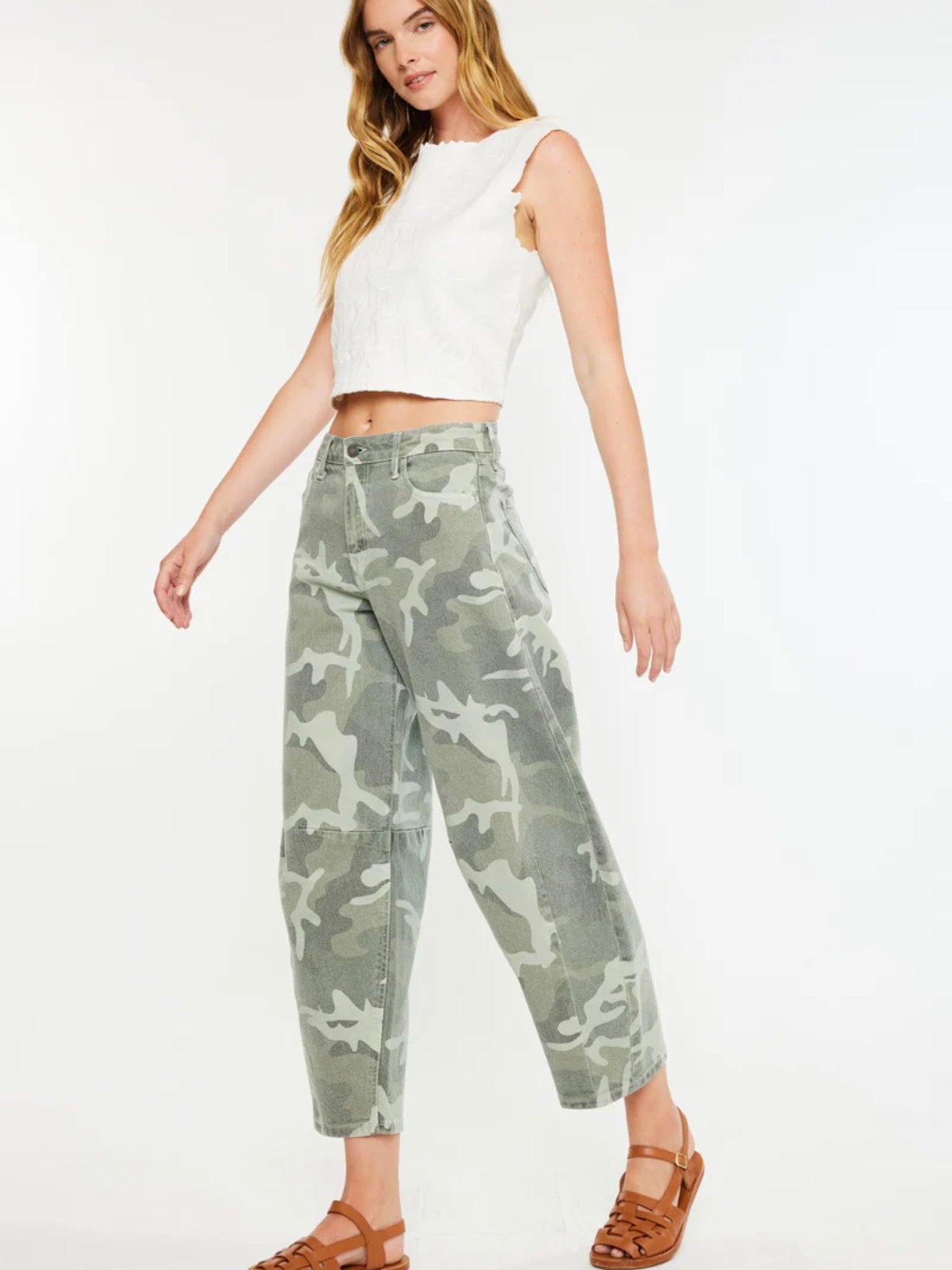 Camo Horseshoe Fit Jeans