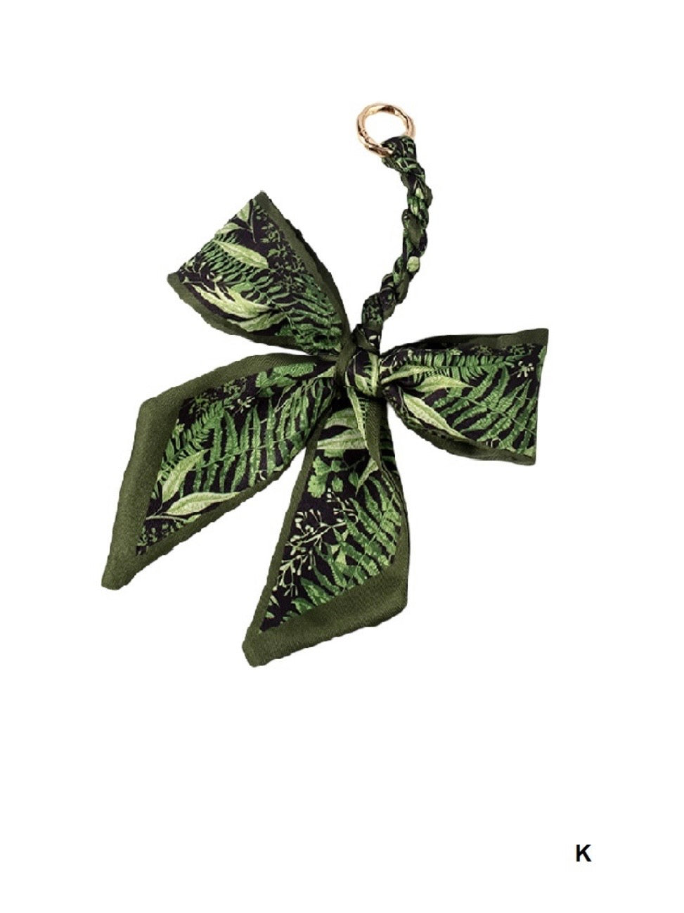 Handmade Scarf Bag Charm Keychain