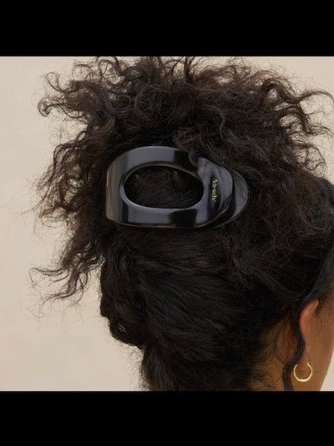 Kitsch Black Flat Cloud Clip - Large