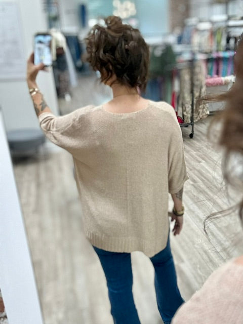 The Easy Does it Knit in Mauve