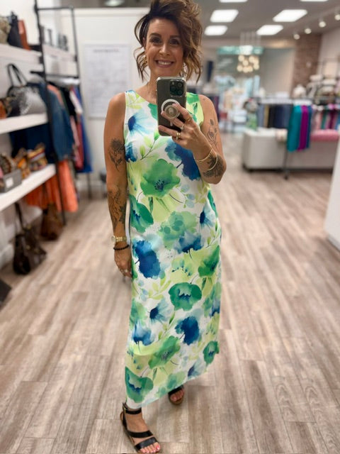 Brushstroke Beauty Maxi Dress