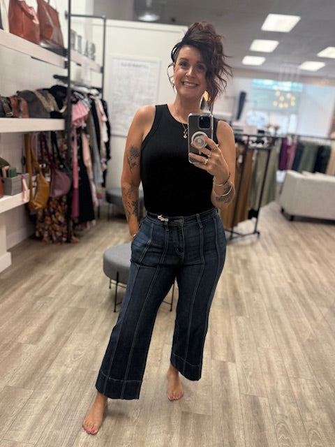 Ashley High Rise Wide Leg Jeans