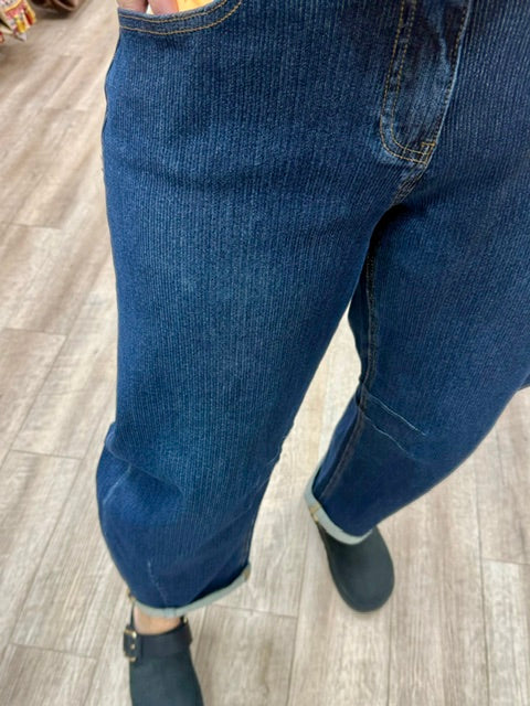 Risen Texture Play Slouchy Barrel Jeans