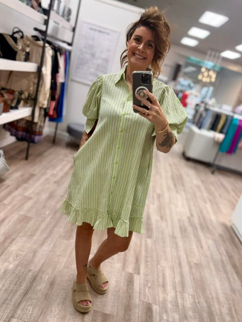 Fresh Picked Dress in Green
