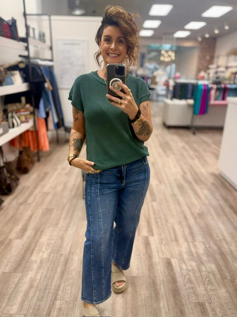 The Camden Sweater Vest in Ash Jade
