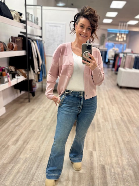 Rosé Vibes Cardi