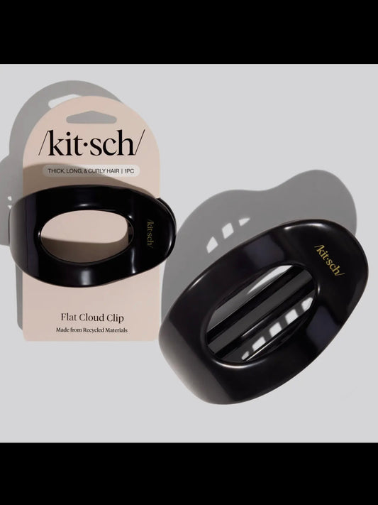 Kitsch Black Flat Cloud Clip - Large