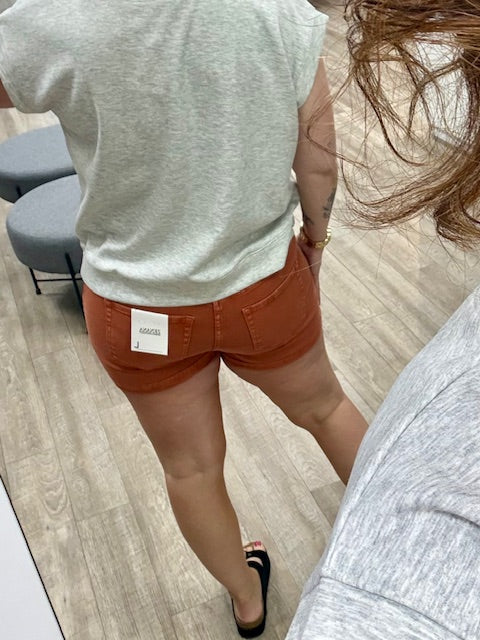 Warm Breeze Shorts in Rust