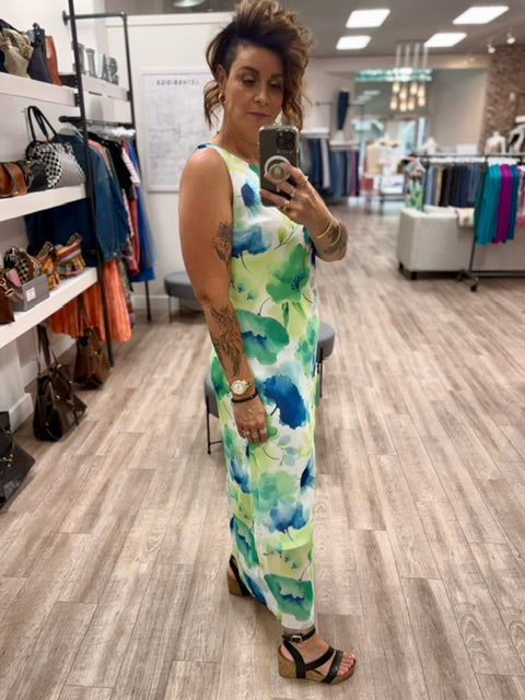 Brushstroke Beauty Maxi Dress