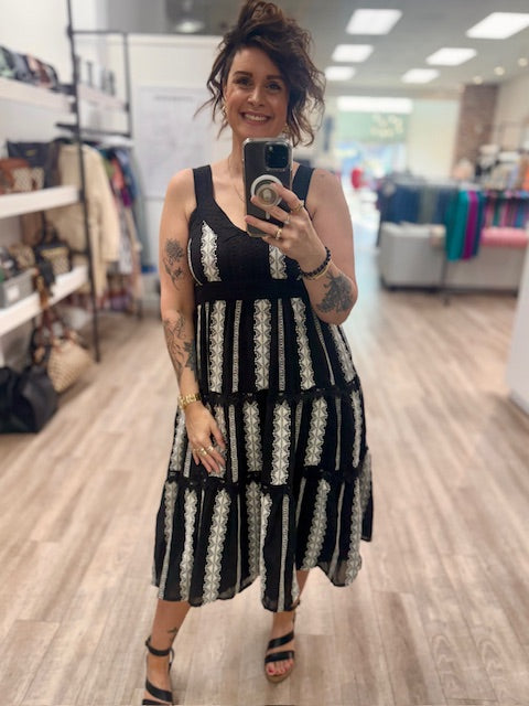 Threads of Midnight Dress in Black
