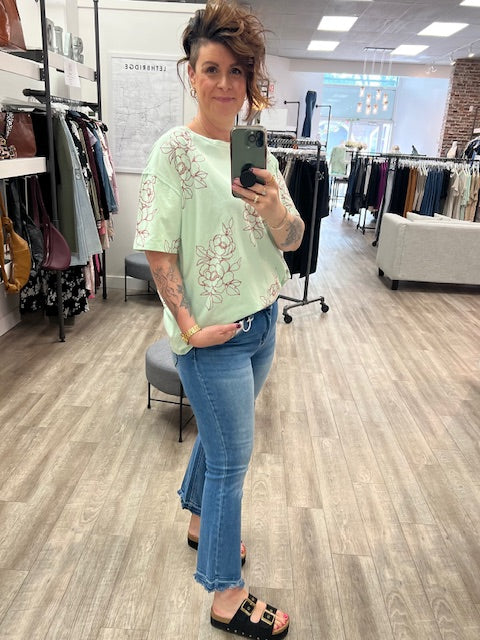 Volumina High Rise Crop Bootcut