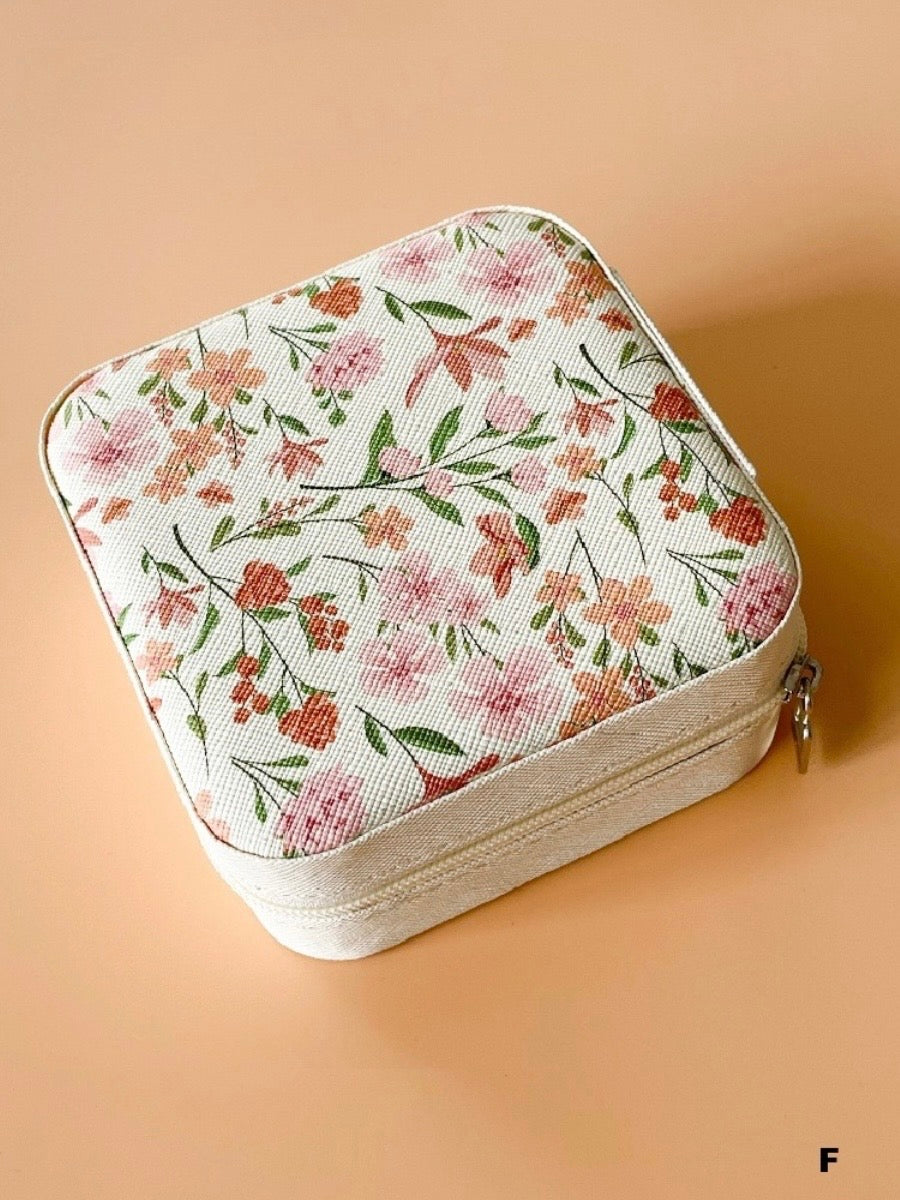 Pattern Jewelry Organizer Case