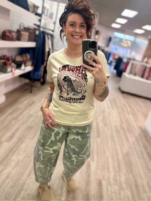 Friday/Saturday Amour Tee in Whitecap