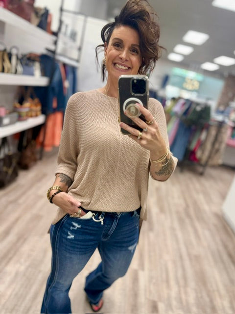 The Easy Does it Knit in Mauve