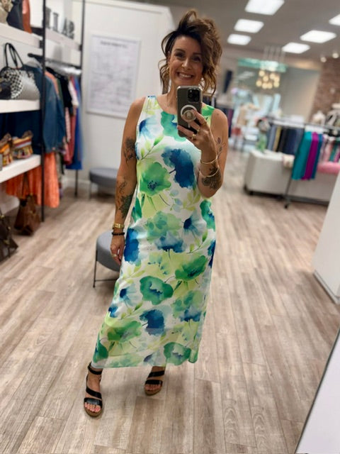 Brushstroke Beauty Maxi Dress