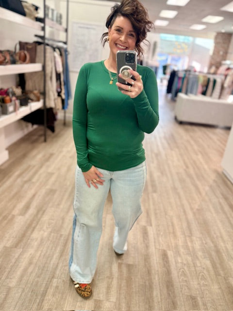 Evergreen Ease Long Sleeve Top