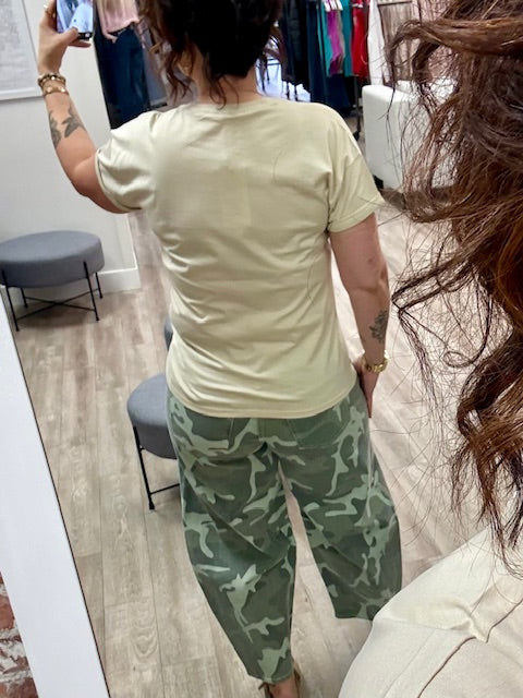 Friday/Saturday Amour Tee in Whitecap