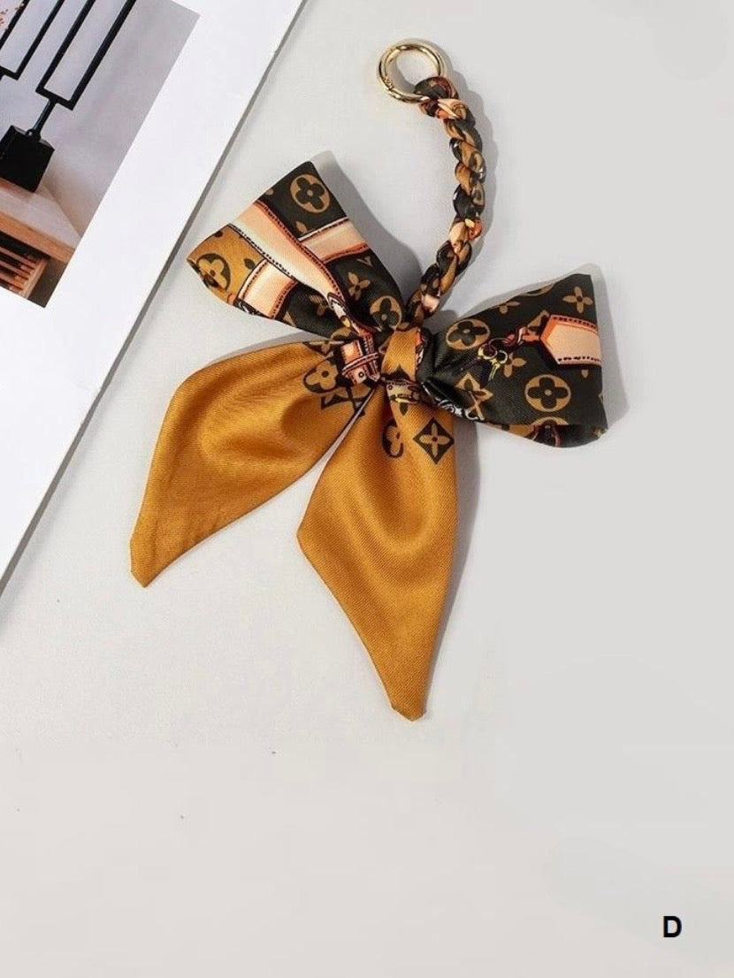 Handmade Scarf Bag Charm Keychain