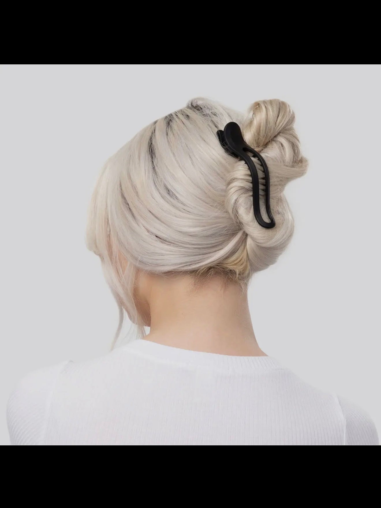 Kitsch Flat Lay Claw Clip 2pc Curved - Black & Tort