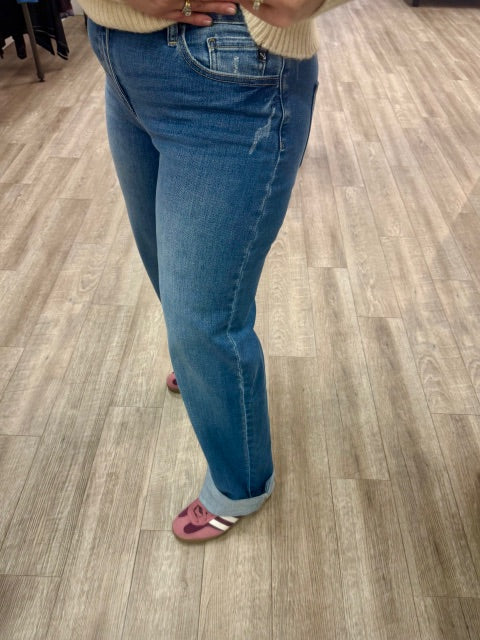 Ivanna High Rise Wide Leg Jeans